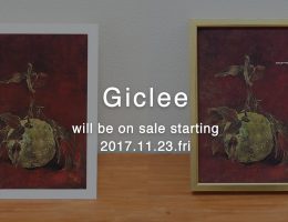 Giclee will be on sale starting 2017.11.23.fri